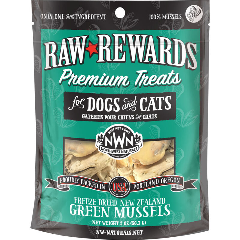 Northwest Naturals Dog Treat FD Rewards Green Lipped Mussels 2 oz