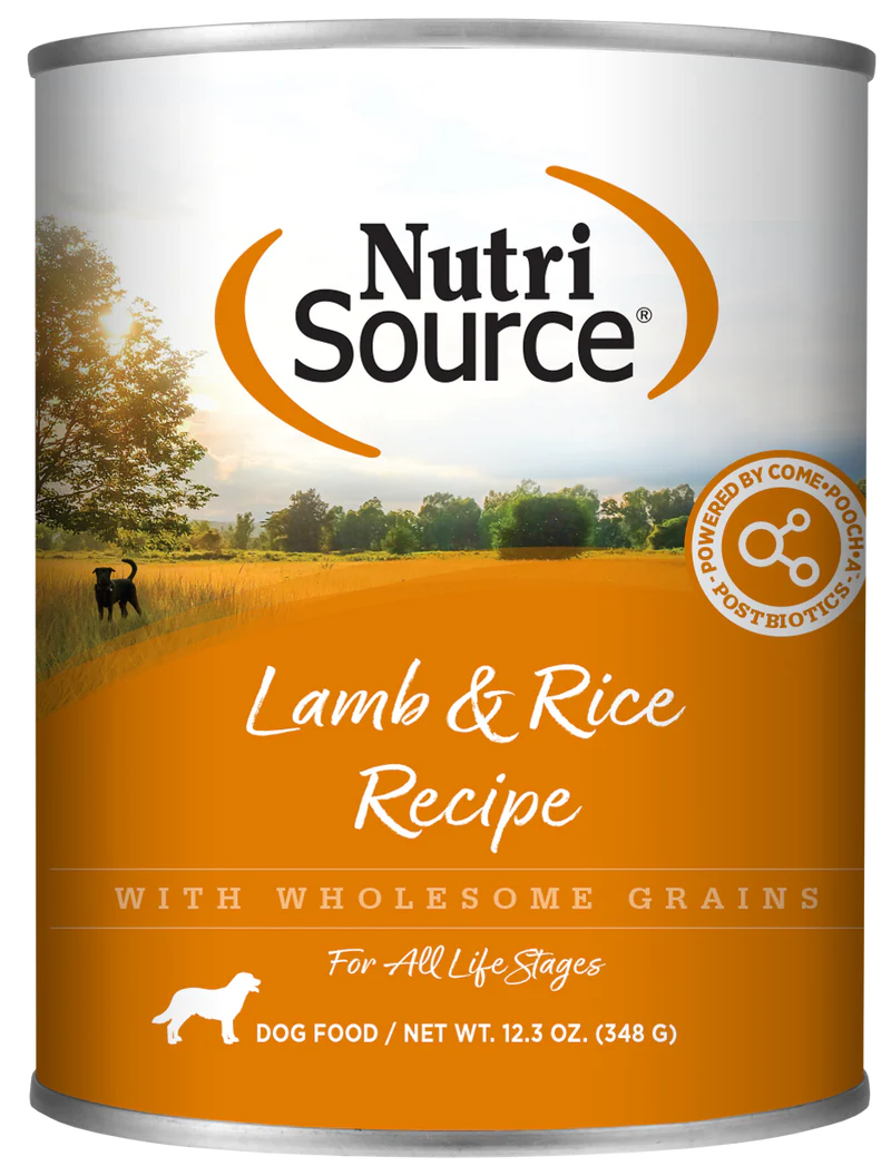 NutriSource® 12.3oz Lamb & Rice Dog Wet Dog Food