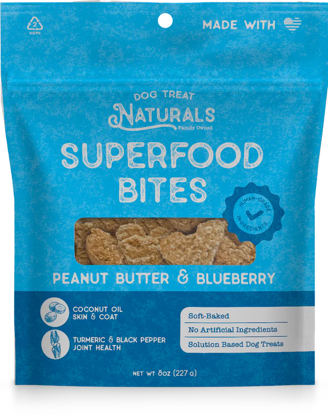 Peanut Butter & Blueberry Superfood Bites