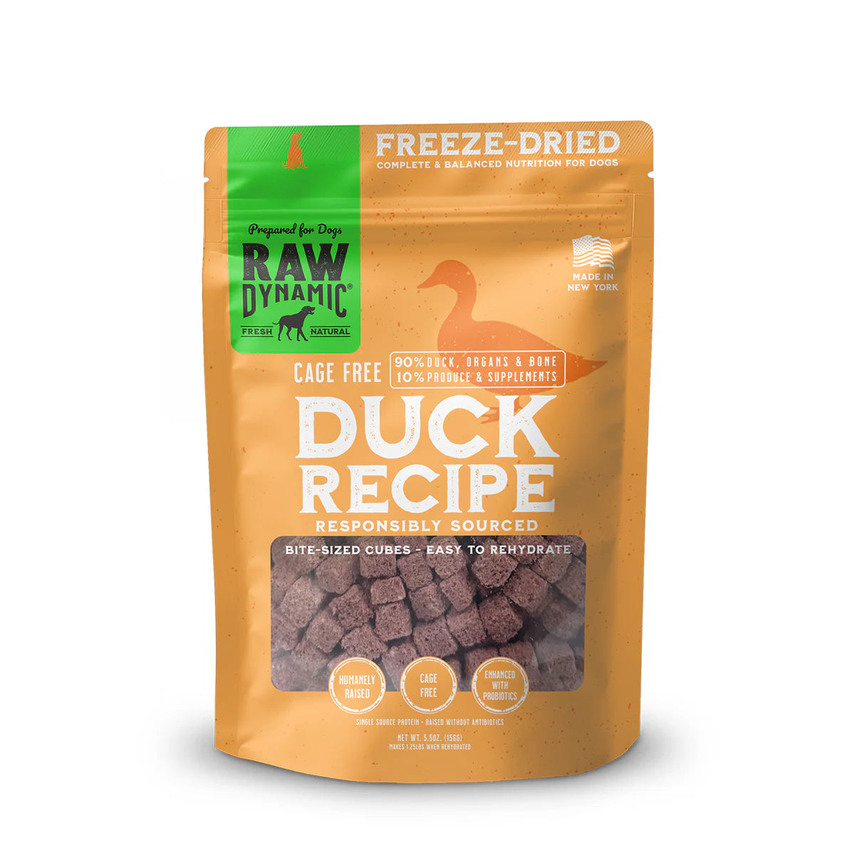 DUCK FORMULA FOR DOGS Freeze-Dried Raw