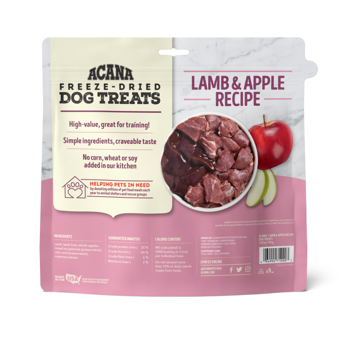 Acana Dog Treat FD Lamb & Apple