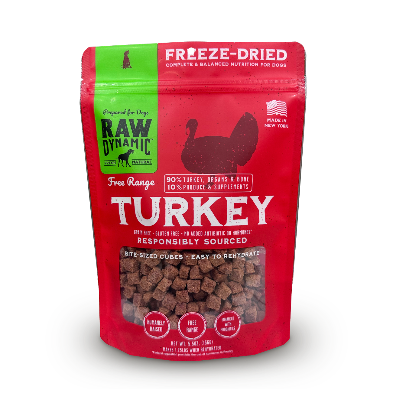 TURKEY FORMULA FOR DOGS Freeze-Dried Raw