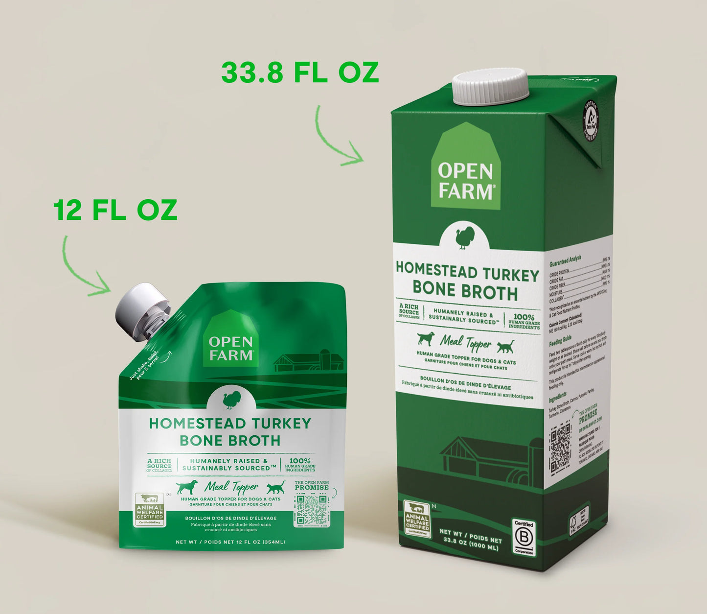 Open Farm Homestead Turkey Bone Broth For Dogs