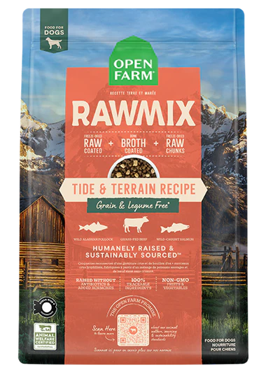 Open Farm RawMix Tide & Terrain Grain-Free Dog Kibble