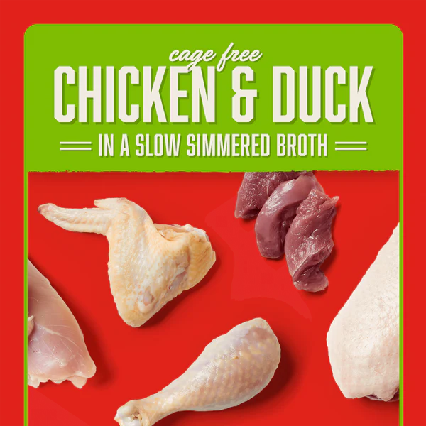 Stella's Shredrs Chicken & Duck Recipe in Broth for Dogs