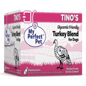 My Perfect Pet Tino's Glycemic Friendly Turkey Blend 4lb