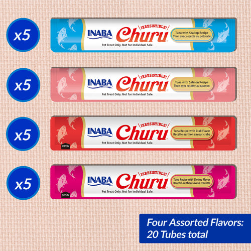 Churu 20 ct Tuna & Seafood Variety Box