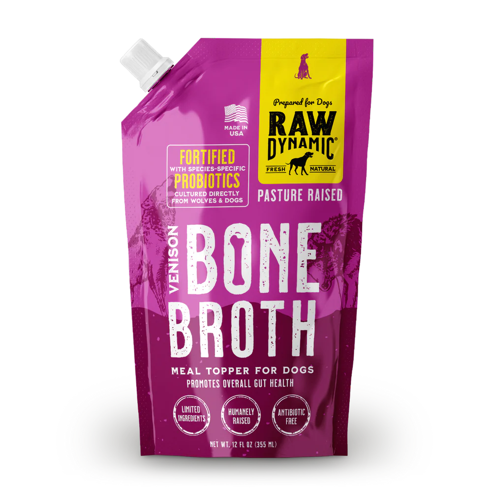 VENISON BONE BROTH FOR DOGS