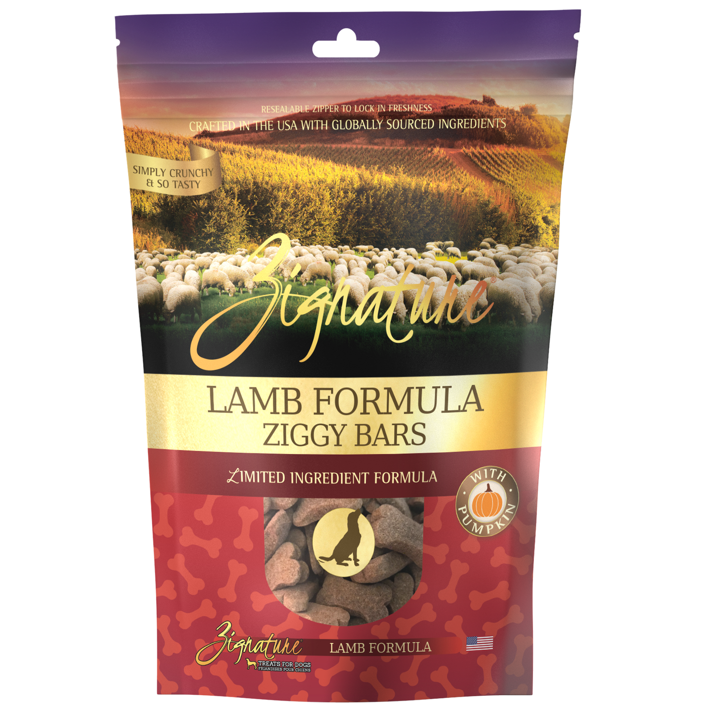 Zignature Dog Treats - Lamb Ziggy Bars