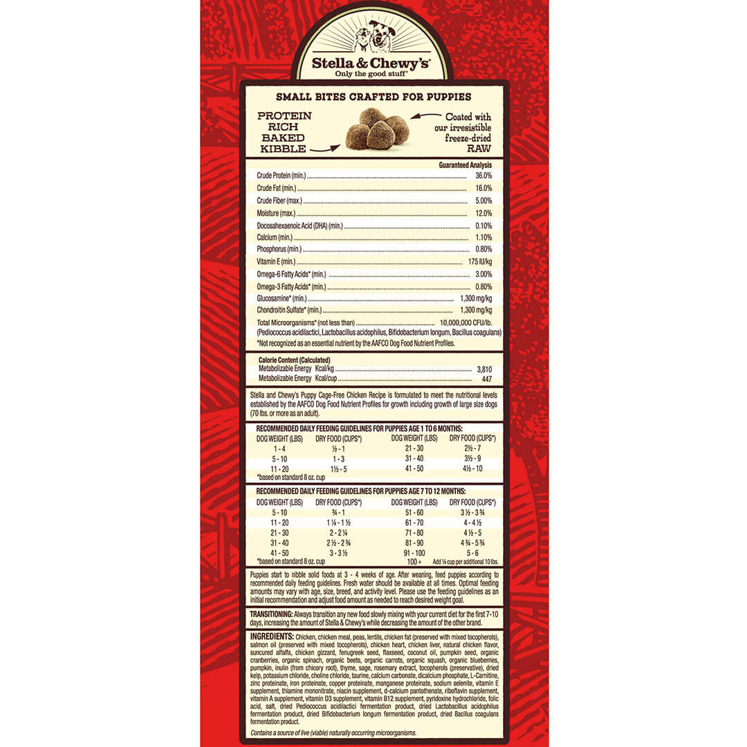 Stella & Chewy's Puppy Food - Raw Coated Chicken