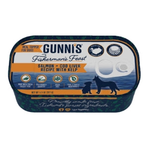 GUNNI'S DOG SALMON & COD LIVER RECIPE 4.5OZ