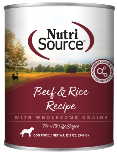 NutriSource® 12.3oz Beef & Rice Recipe Dog Food