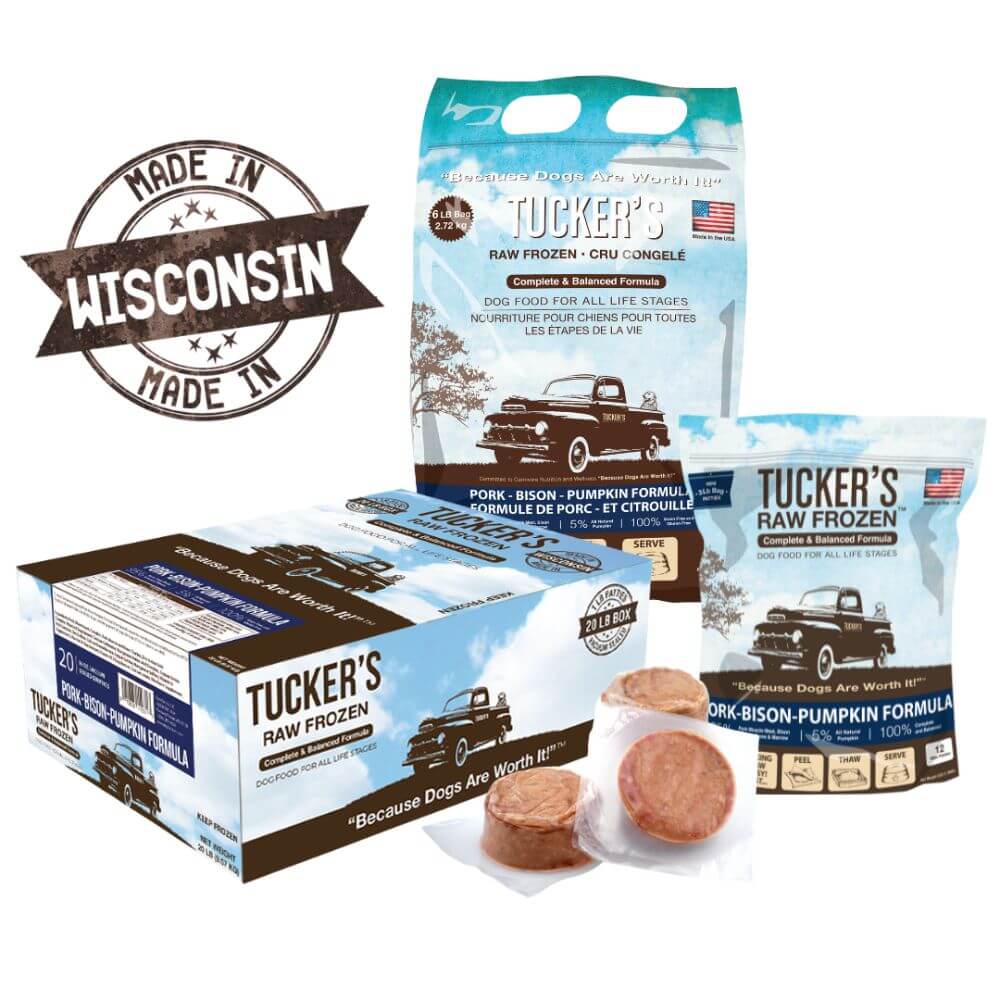 Tucker's Raw Frozen Dog Food Pork, Bison & Pumpkin Formula