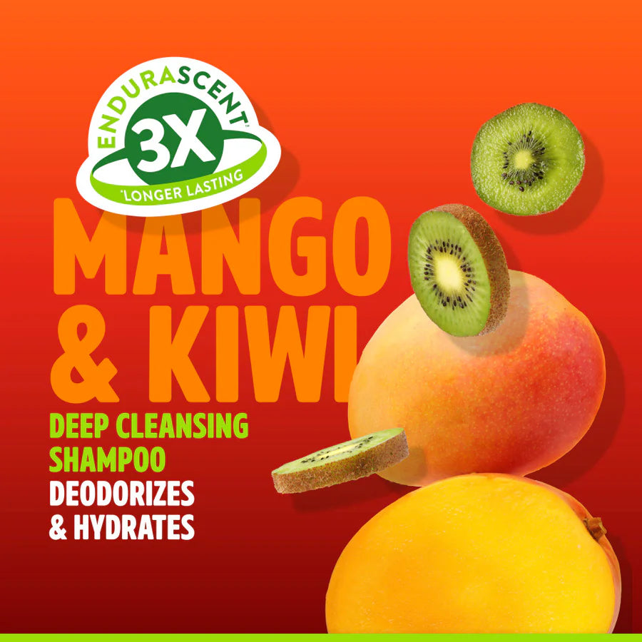 TropiClean EnduraScent™ Mango Kiwi Pet Shampoo