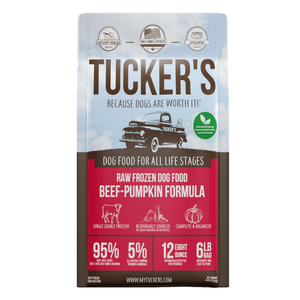 Tucker's Raw Frozen Dog Food Beef & Pumpkin Formula