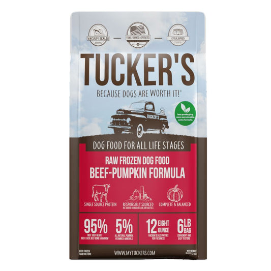 Tucker's Raw Frozen Dog Food Beef & Pumpkin Formula