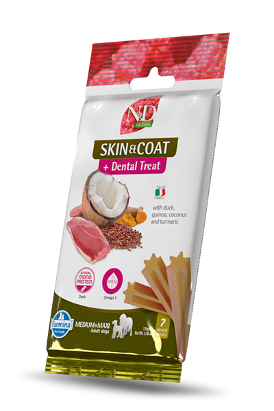 Dental Treat Brown Coat with lamb, Norwegian kelp and carrot medium & maxi by Farmina Pet Foods