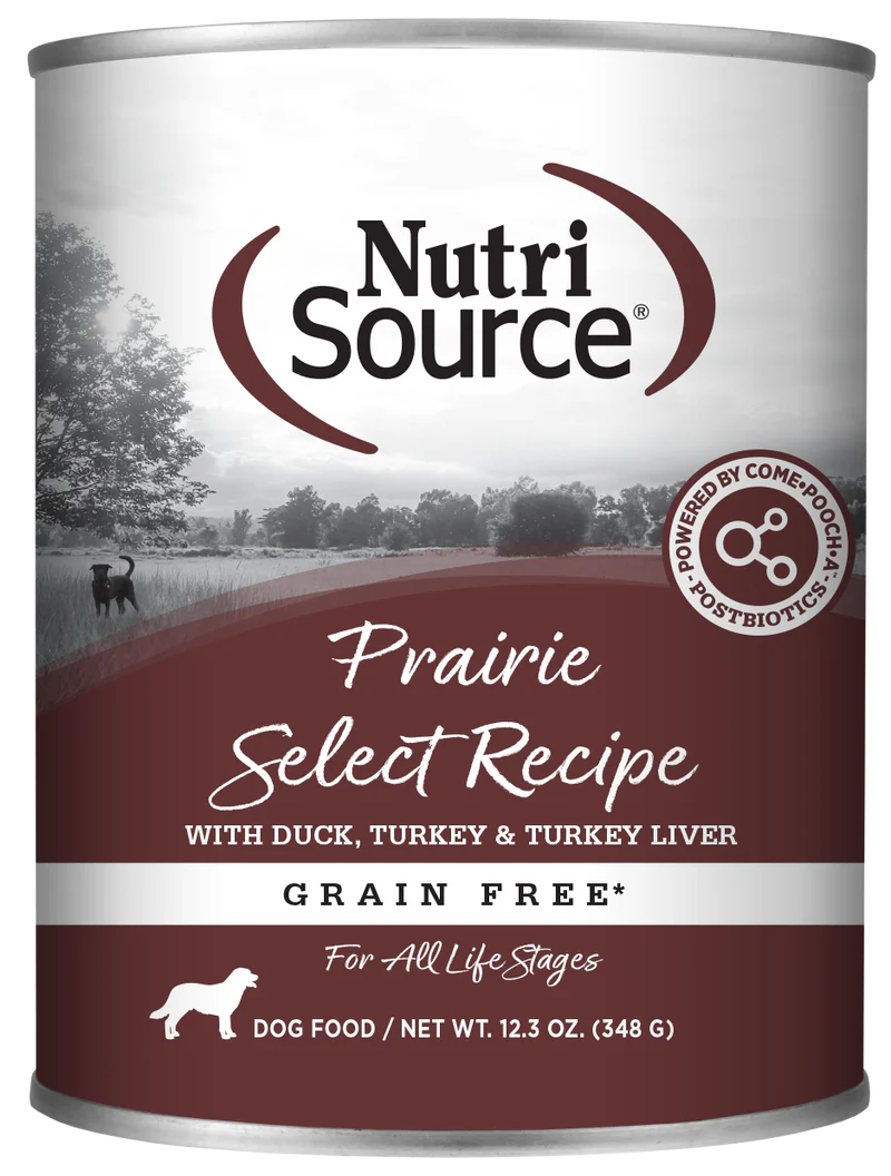 NutriSource® 12.3oz Grain Free Prairie Select Wet Dog Food