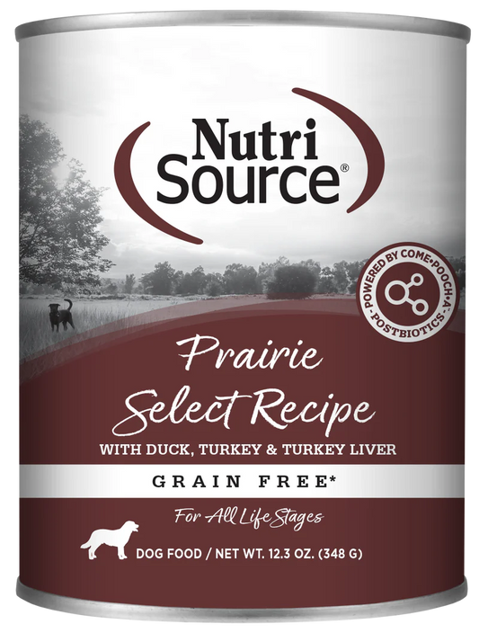 NutriSource® 12.3oz Grain Free Prairie Select Wet Dog Food