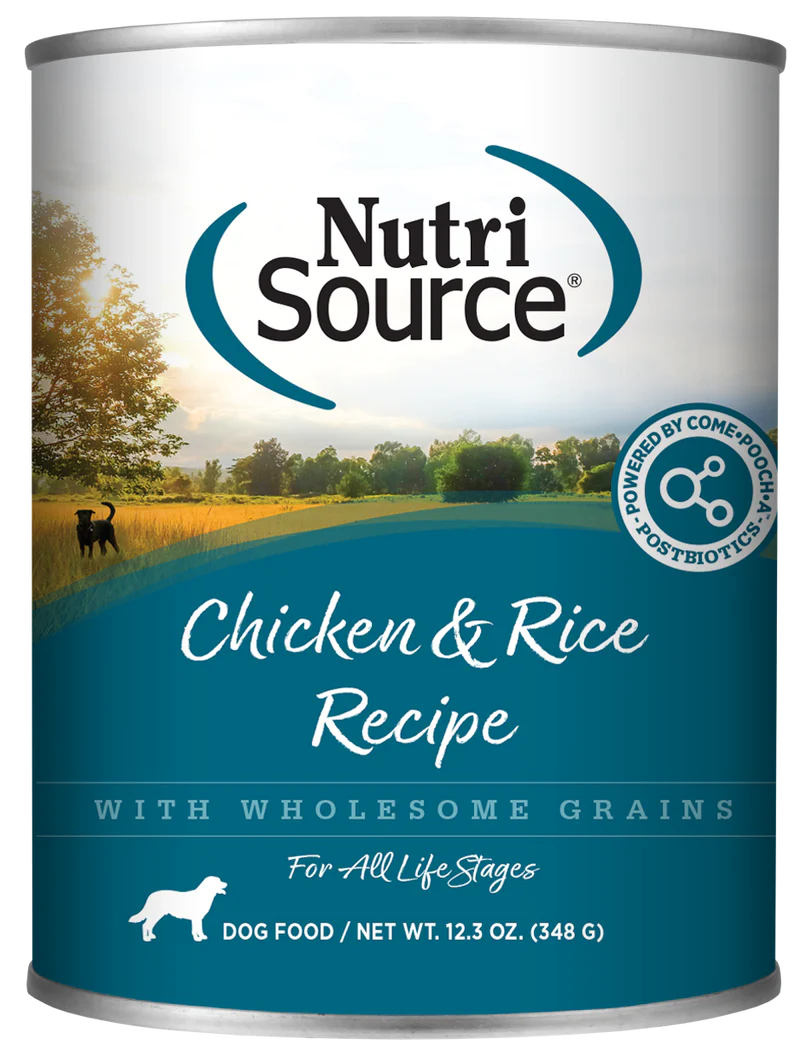 NutriSource® 12.3oz Chicken & Rice Dog Wet Dog Food