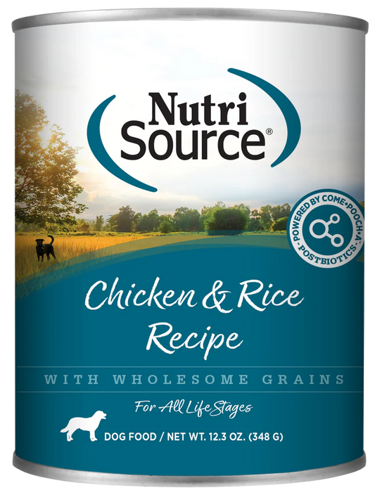 NutriSource® 12.3oz Chicken & Rice Dog Wet Dog Food
