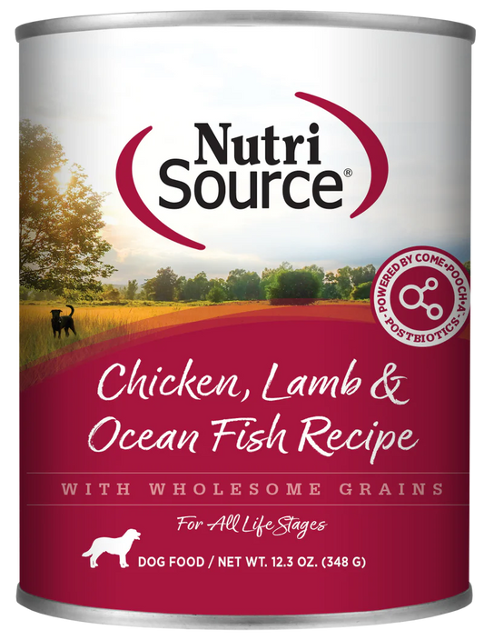 NutriSource® 12.3oz Chicken, Lamb & Ocean Fish Wet Dog Food