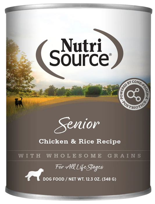 NutriSource® 12.3oz Chicken & Rice Senior Wet Dog Food