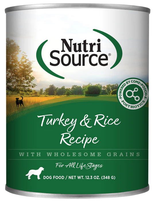 NutriSource® 12.3oz Turkey & Rice Dog Wet Dog Food