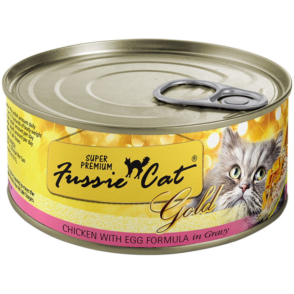 Fussie Cat Chicken w/ Egg Formula in Gravy Canned Cat Food