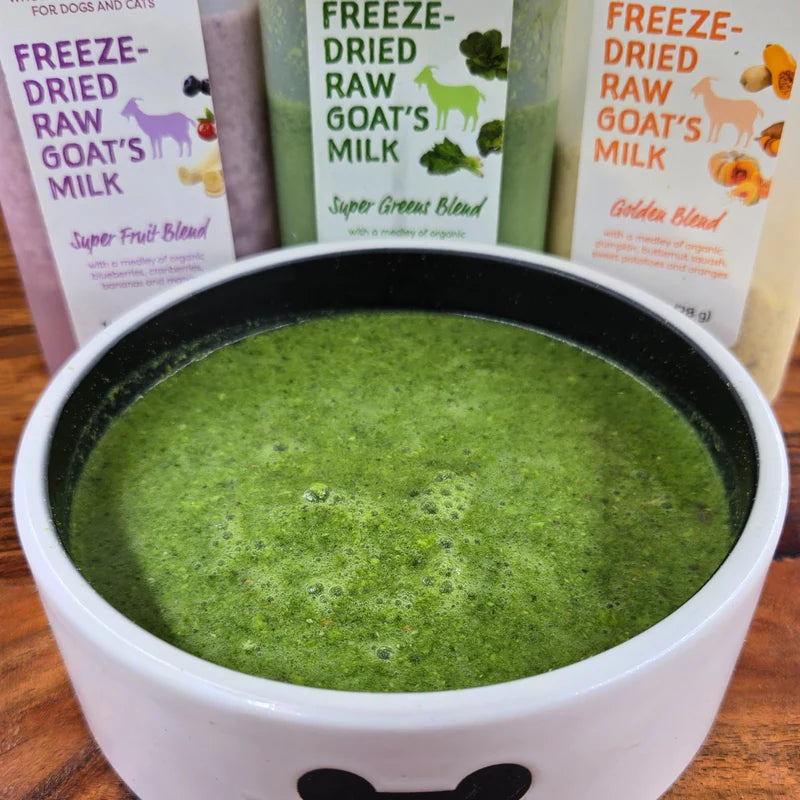 Shepard Boy Farms Freeze Dried Goats Milk Suoer Greens Blend