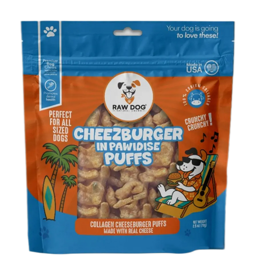Crispy Collagen CheezBurger Puffs (2.5oz bag)