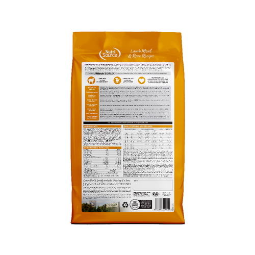 NutriSource® Lamb Meal & Rice Recipe Dog Food