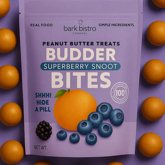 Superberry Snoot Budder Bites (Peanut Butter)