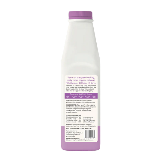 Shepard Boy Farms Freeze Dried Goats Milk Fruit Blend