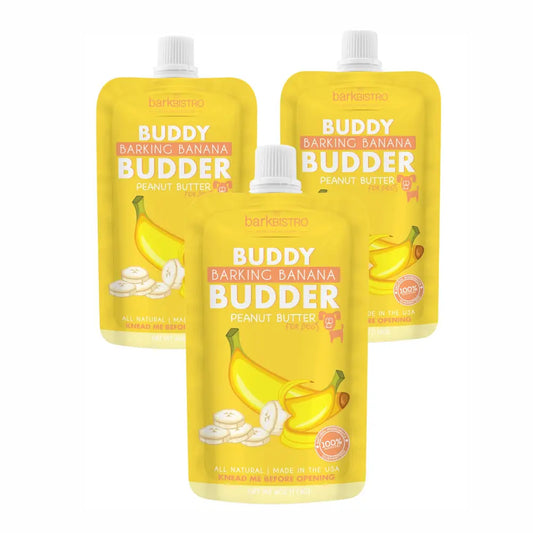 Dog Peanut Butter - 4oz Squeeze Packs Beehive Buzz Budder