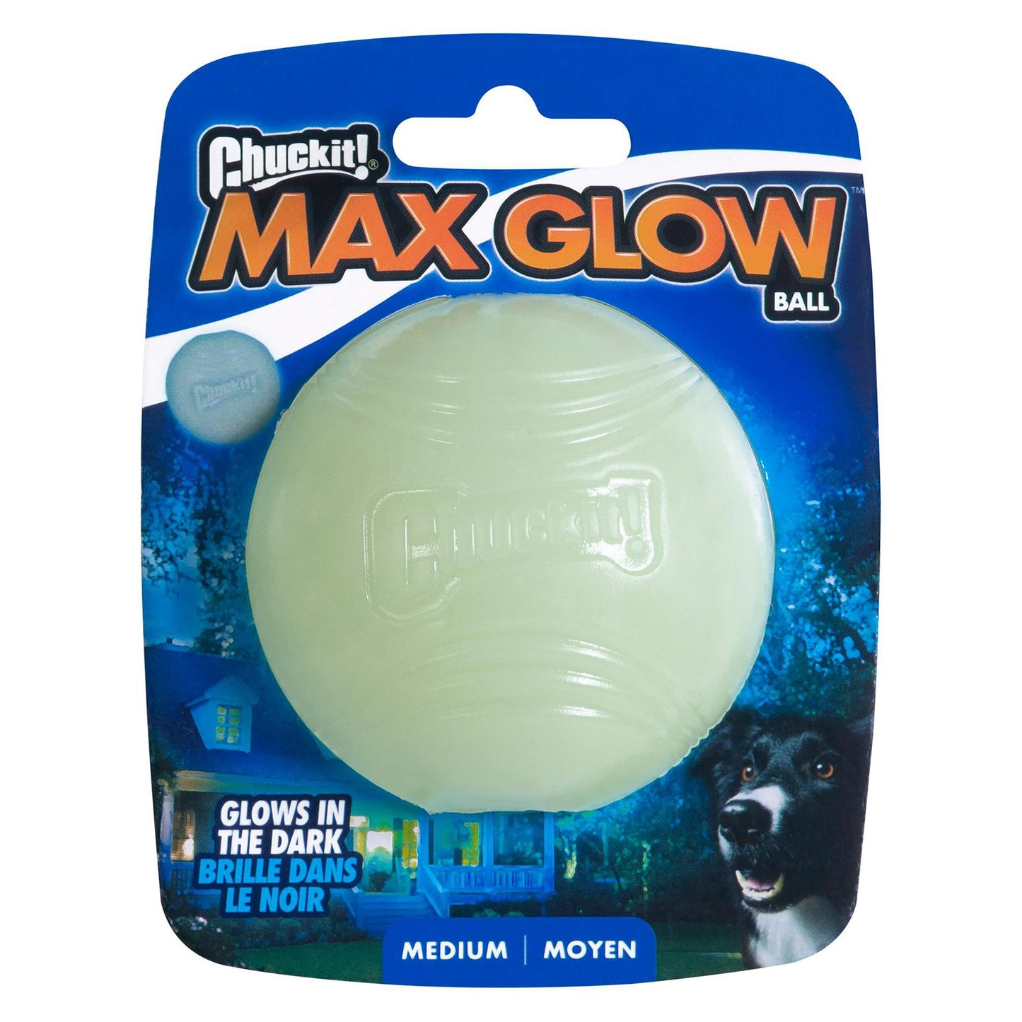 Chuckit! Dog Toy Max Glow Ball Medium
