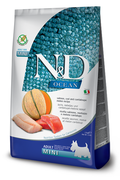 Farmina Salmon, Cod & Cantaloupe Melon Adult Mini