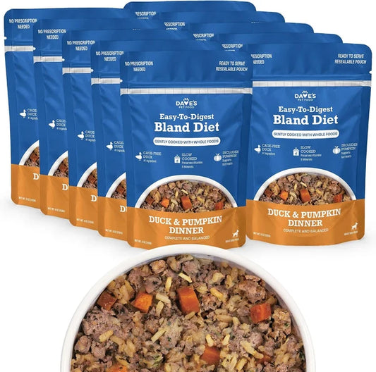 Dave's Bland Duck & Pumpkin Pouch Recipe for Dogs 9 oz