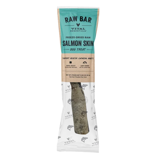 Vital Essentials Freeze-Dried Raw Bar Salmon Skins