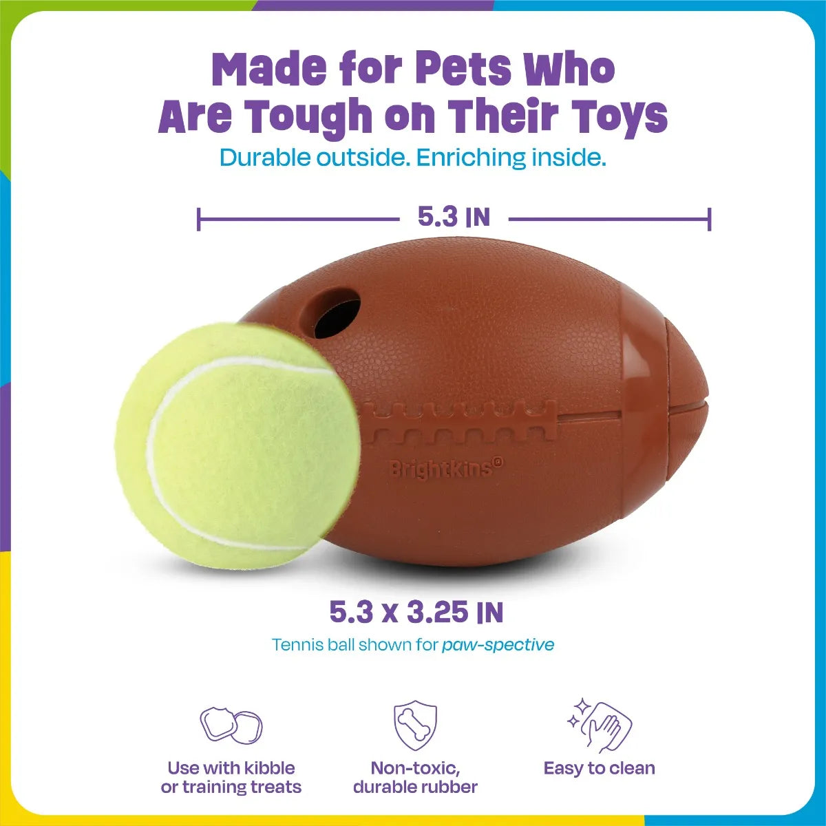 Tough & Tumble™ Treat Dispenser: Fumbling Football