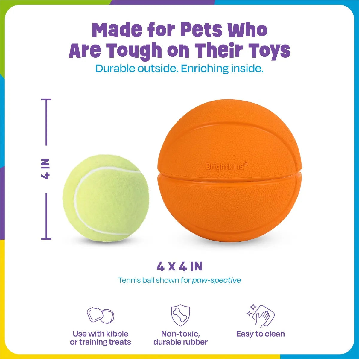 Tough & Tumble™ Treat Dispenser: Bouncing Basketball