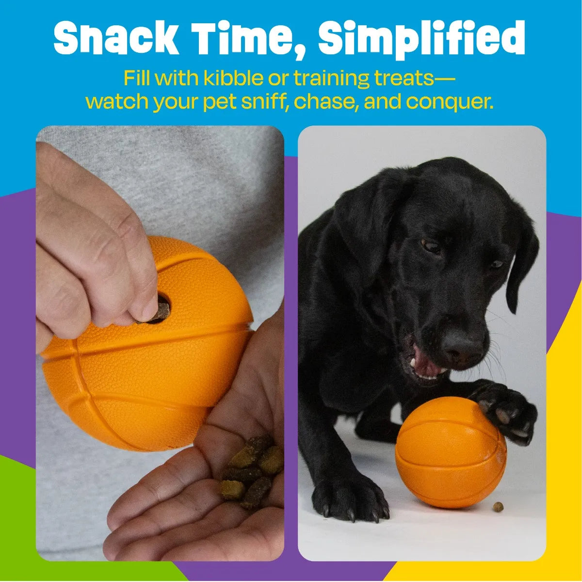 Tough & Tumble™ Treat Dispenser: Bouncing Basketball