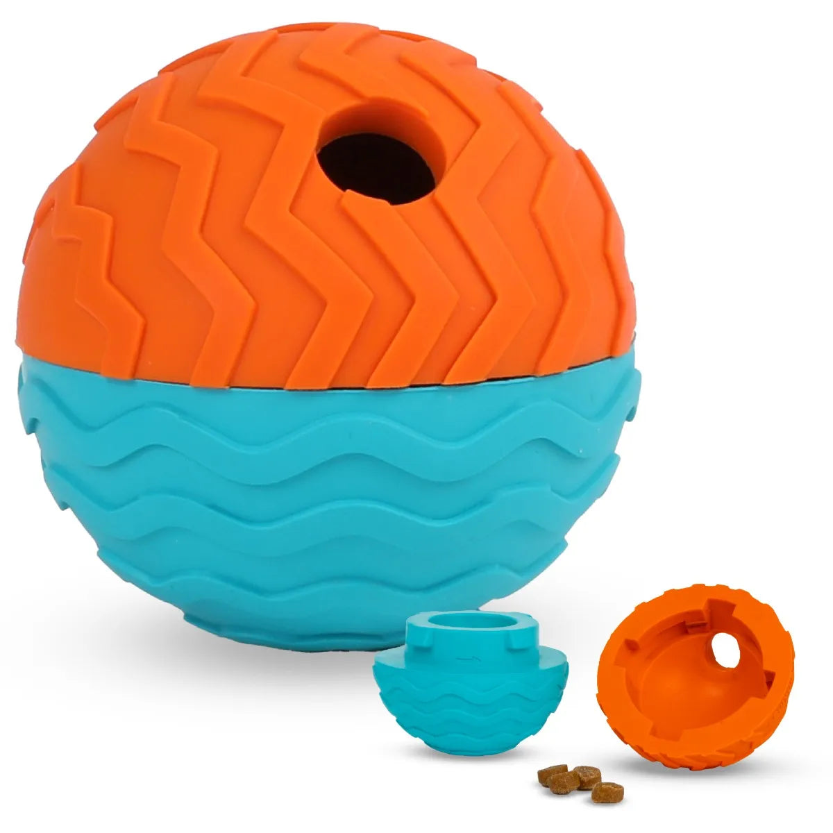 Tough & Tumble™ 2-Piece Treat Dispenser: Small Textured Ball