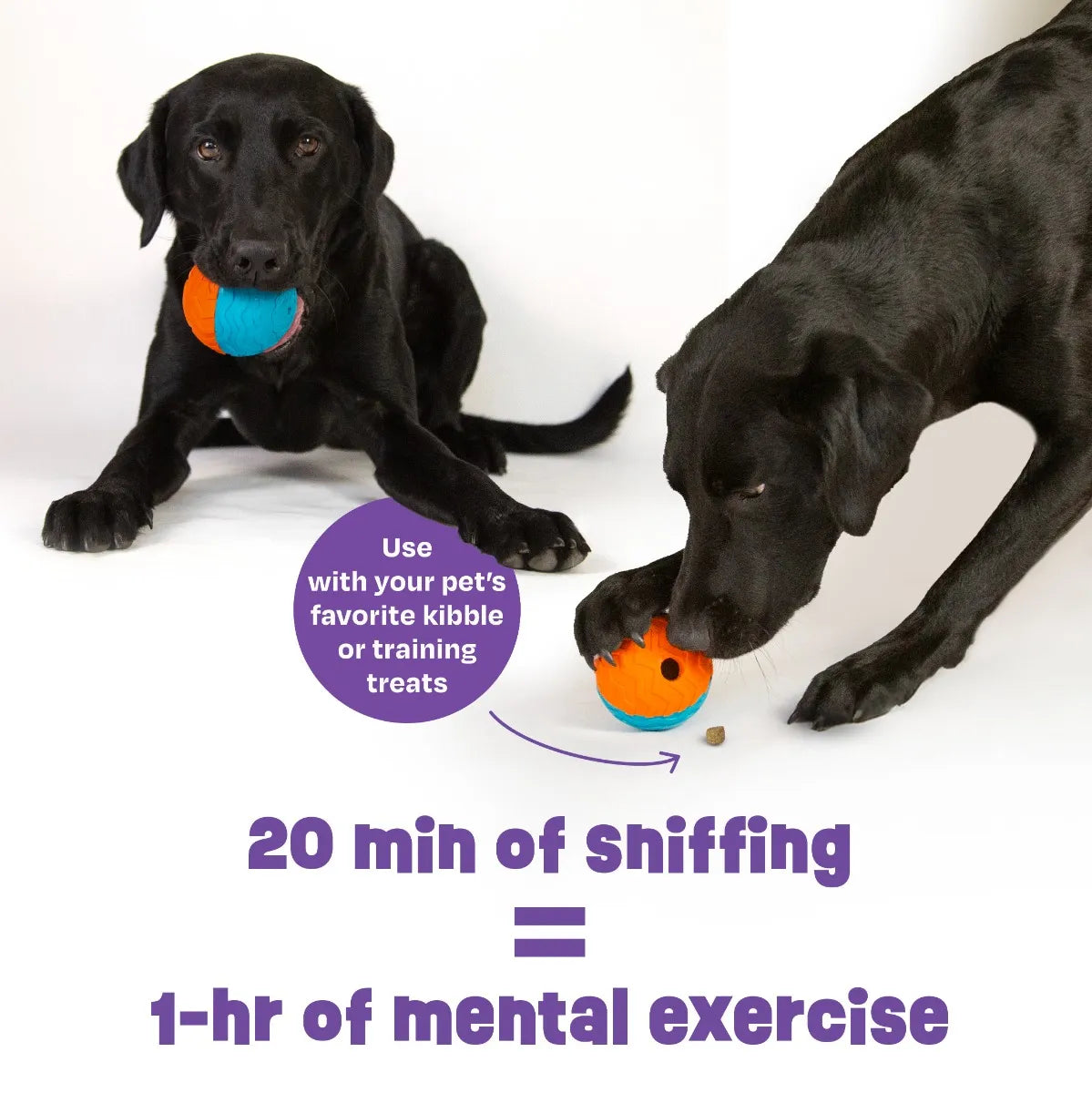 Tough & Tumble™ 2-Piece Treat Dispenser: Small Textured Ball