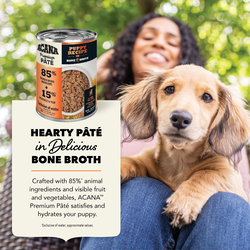 Acana Premium Pâté, Puppy Recipe in Bone Broth