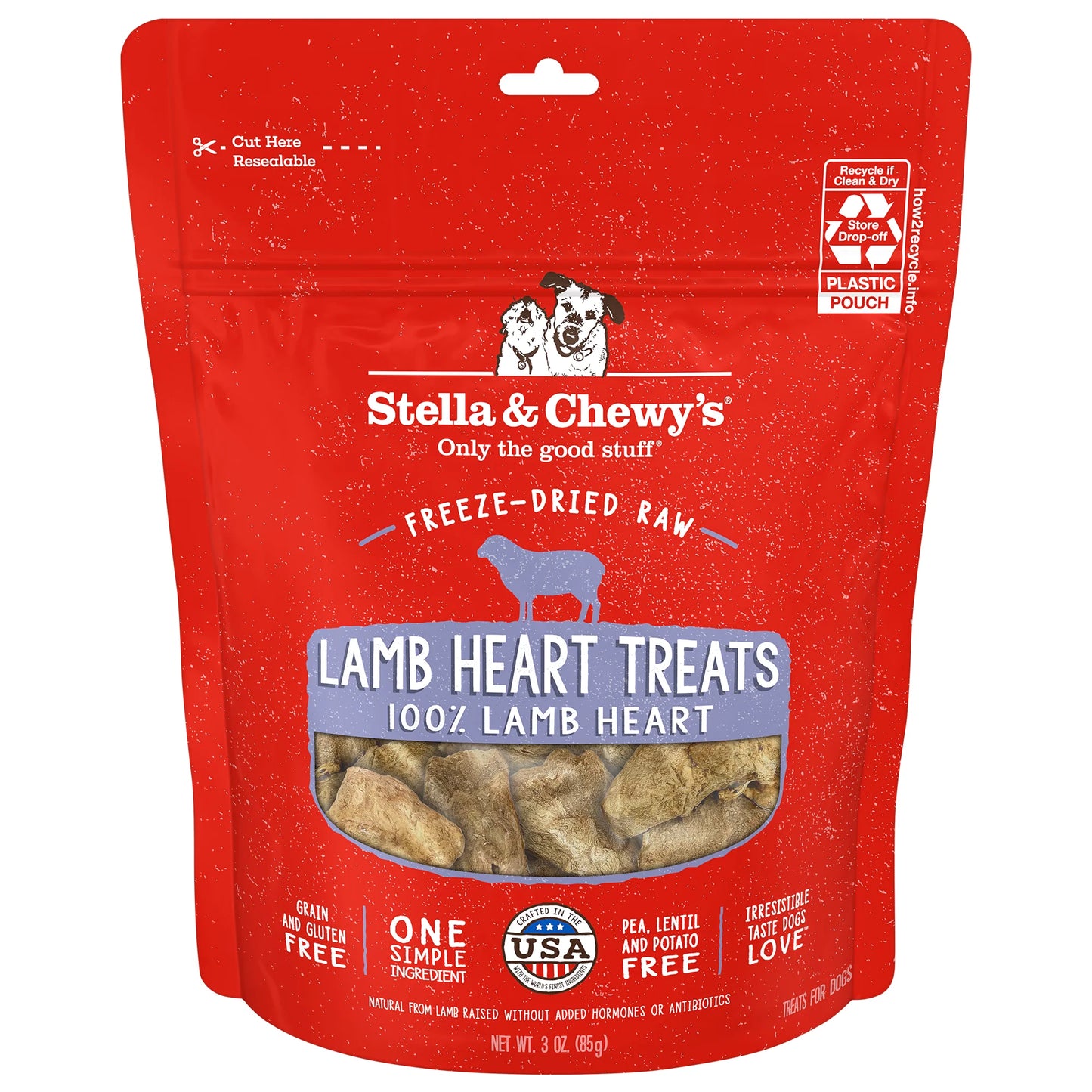 Stella & Chewy's Lamb Heart Treats