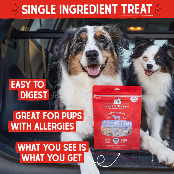 Stella & Chewy's Lamb Heart Treats