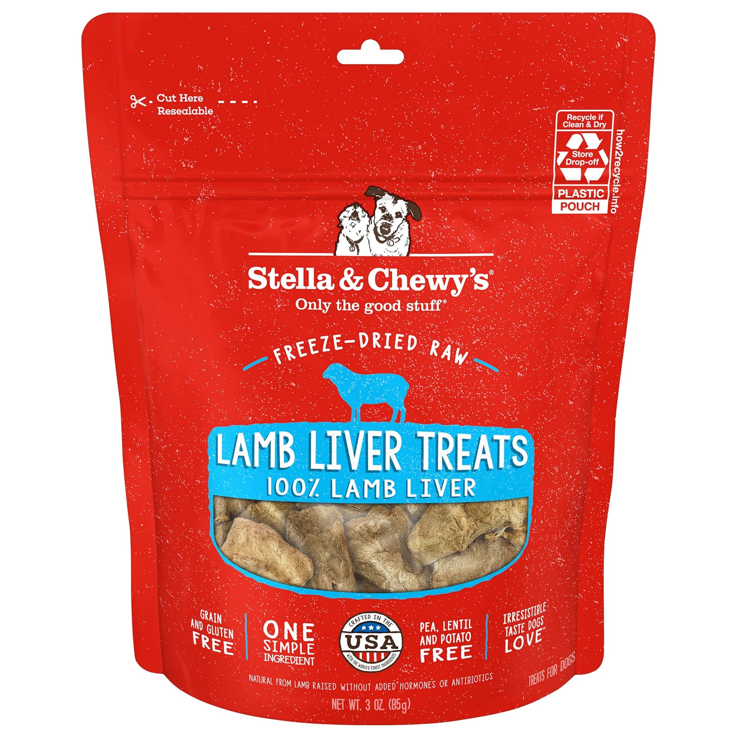 Stella & Chewy's Lamb Liver Dog Treats