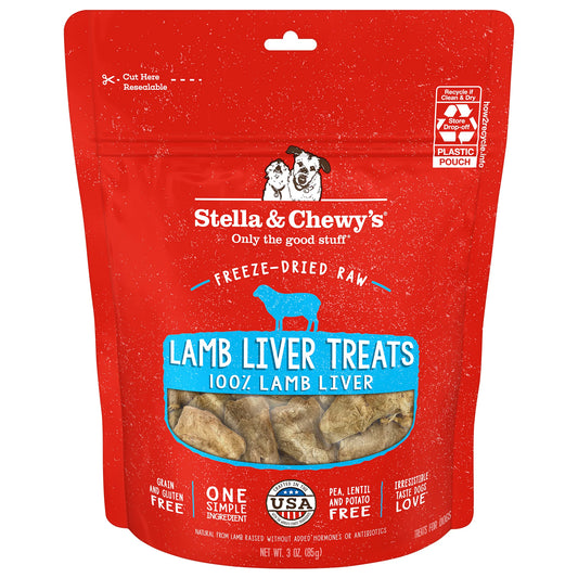 Stella & Chewy's Lamb Liver Dog Treats