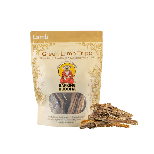 Barking Buddha Green Lamb Tripe Sticks (6 oz. Bag)